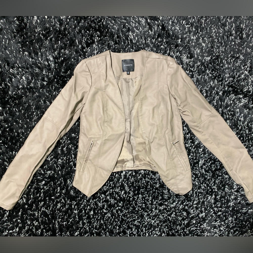 Faux Leather Jacket